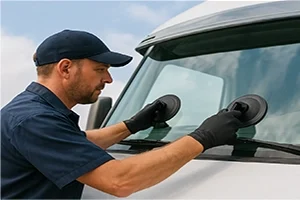 Semi-Truck Windshield Replacement Houston near me affordable Cypress